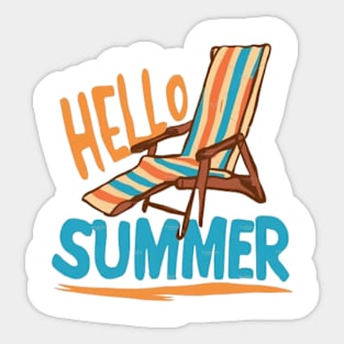 Hello summer Sticker